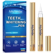 MySmile 2x4ml Teeth Whitening Pen 35%CP Enhanced Formula Whitening Gel Refills