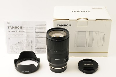 [Fast neuwertig mit Box] Tamron 28-75 mm F/2.8 Di III RXD Objektiv Sony E Mou...
