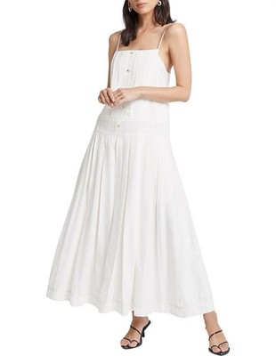 knee length dresses for ladies Aje. Vacation Rosa Floral Ramie Maxi Dress main image 1