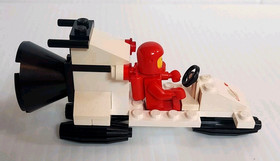 LEGO Cosmic Cruiser 6890 100% Complete W/ Red Astronaut - Classic Space 