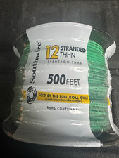 Southwire 12 AWG THHN Stranded Green Copper Wire 500 ft 600V 20A 1C