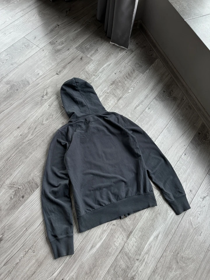 Dsquared Mujer Vintage Gris Logo Algodón Sudadera con Capucha Talla: L Foto 3 de 4