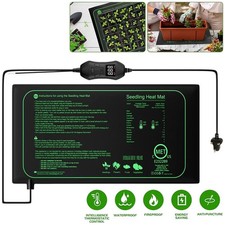 Seedling Heat Mat With Temperature Control Thermostat Seed Plant Greenhouse Brew