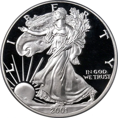 2001 1 oz Silver American Eagle (Brilliant Uncirculated)