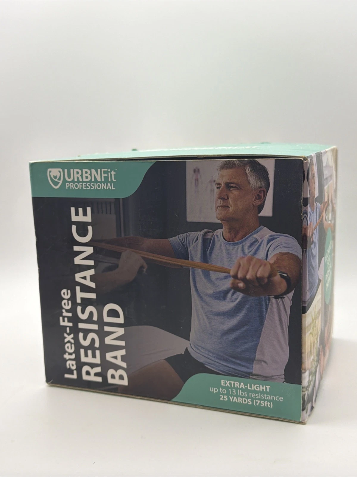URBNFit Professional Up To 22 Pounds Resistance Band Roll 25 Yards LATEX FREE