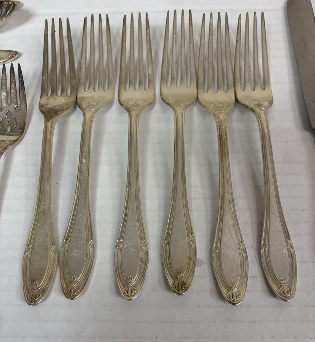 GORHAM GM CO SILVERPLATE PROVIDENCE 1919 Forks Spoons Knives 38
