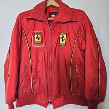 VTG 80 s FERRARI Club Of America Bomber Jacke...