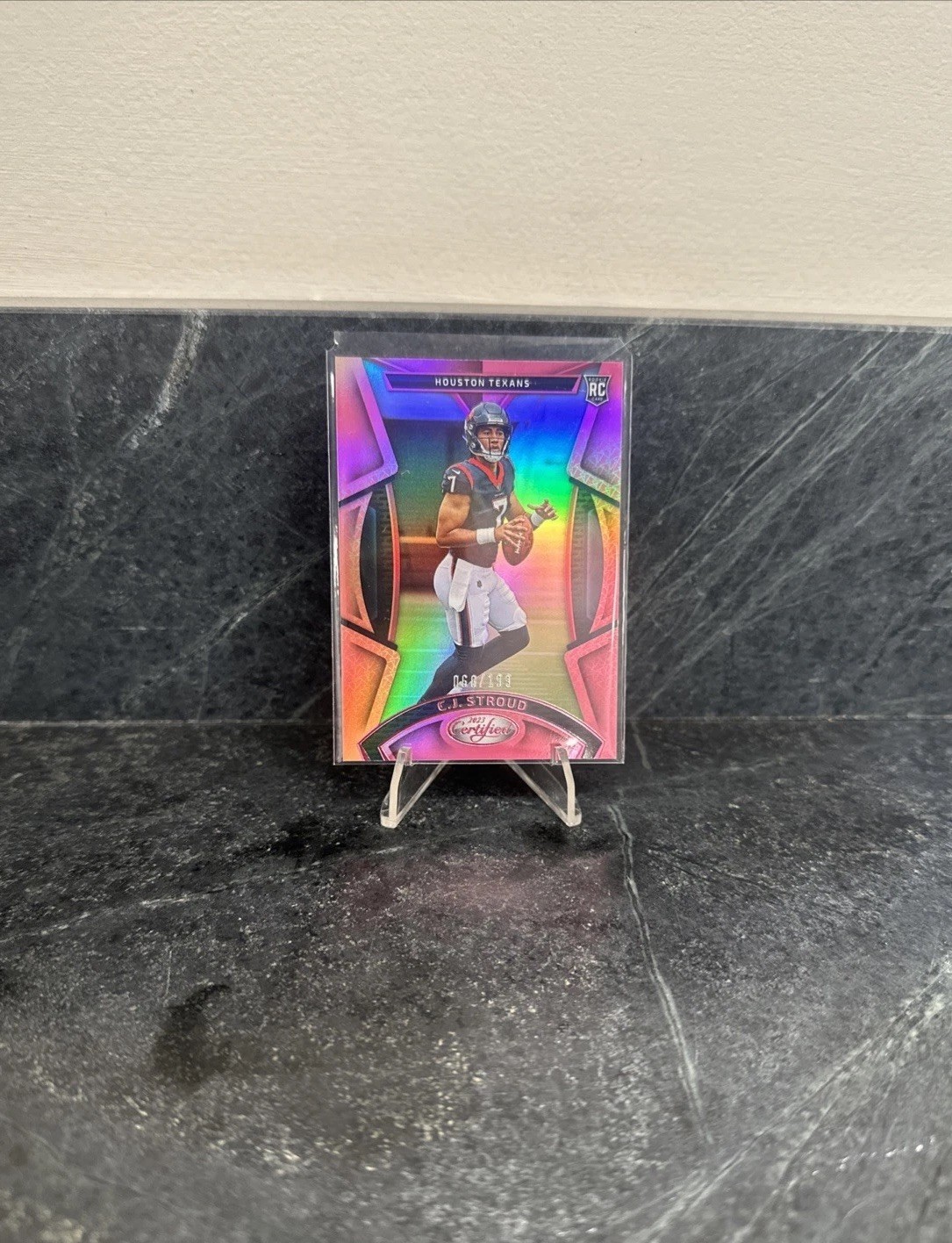 2023-24 Panini Certified - #104 C.J. Stroud Rookies Pink Mirror /199