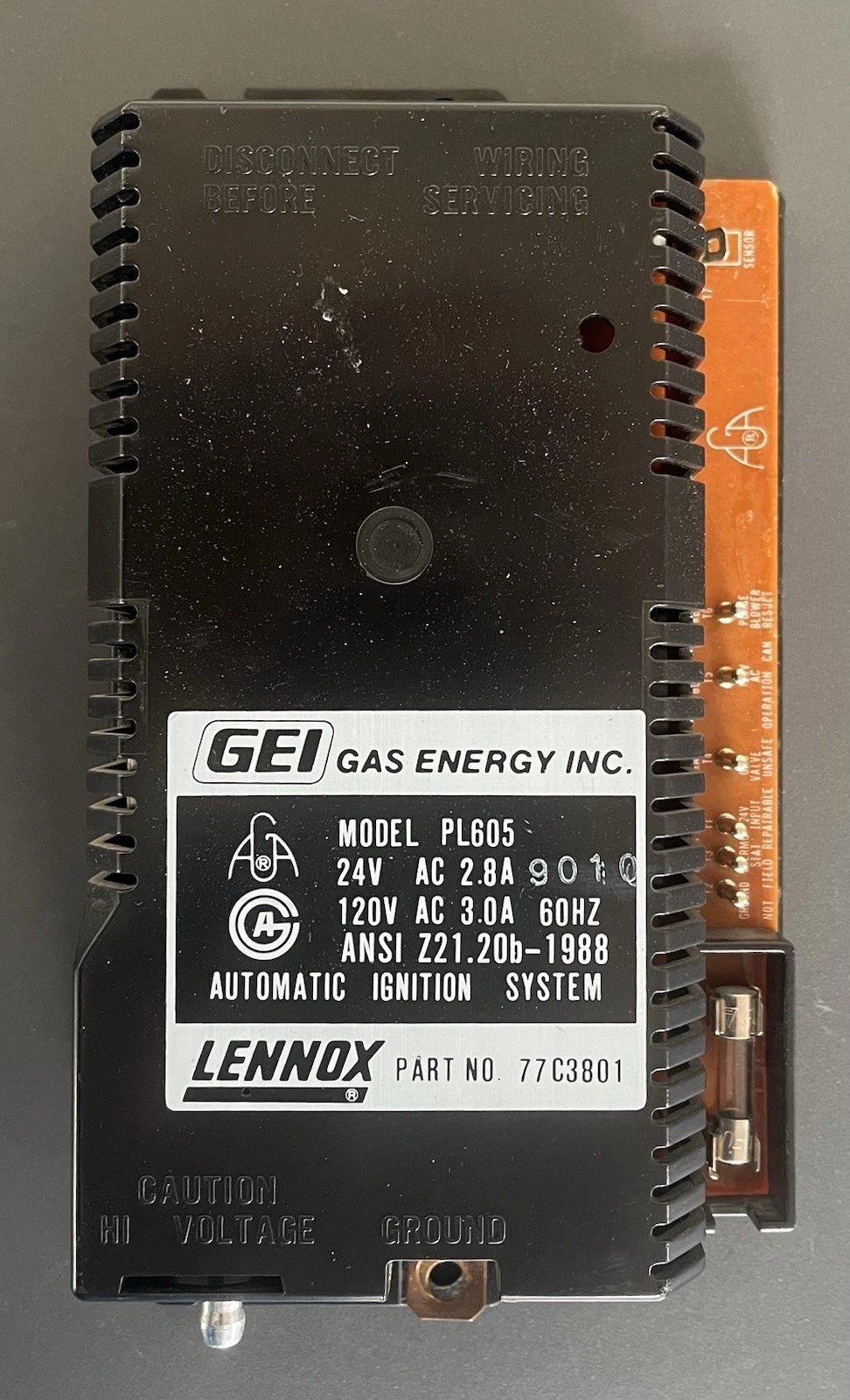 Lennox Pulse Gas Furnace Automatic Ignition Control Board PL605 - Thumbnail 2