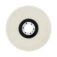 125mm White Wool Polishing Pad for Stainless Steel Copper Aluminum and Gold