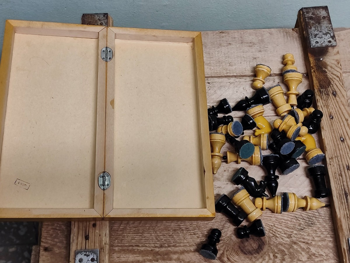 USSR Soviet Wood Tournament Chess Set Rare 1983 Old Vintage