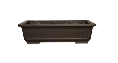 #ad #ad Brown Mica Bonsai Pot Rectangle Stabilize Temperature Of Soil 14.75x10.75x4.25quot; $155.95