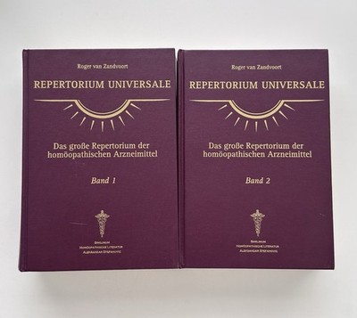 Repertorium Universale Band 1+2 Roger van Zandvoort Homöopathie