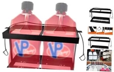 Fuel Jug Container Holder,Fits Two 5 Gallon Gas Can,Compatible With VP Racing 