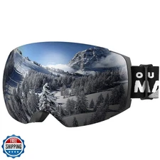 OutdoorMaster Ski Goggles PRO - Frameless, Interchangeable Lens 1