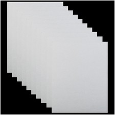 ZZHXSM 10-Pack Self-Adhesive Felt Sheets - White Fabric with