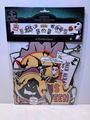 The Nightmare Before Christmas Cutouts - 12 Piece Set - Halloween Decor