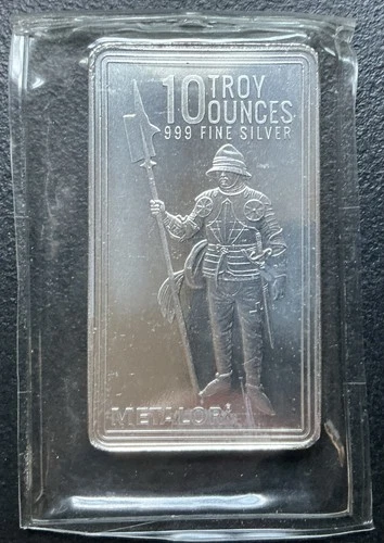 Metalor 10 oz .999 Fine Silver Bar -sealed