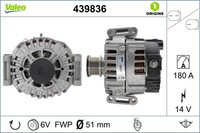 1X Valeo 439836 Generator FüR Mercedes-Benz