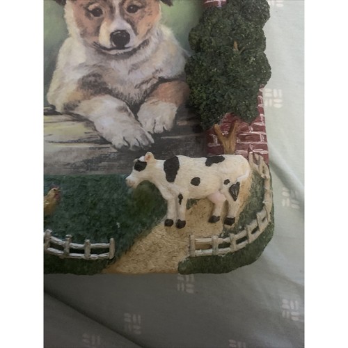Cow Barn Farm Photo Picture Frame 4”x6” Doggy Farmhouse - Picture 2 of 6