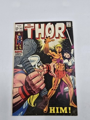 Thor #165 Marvel Comics 1969 1st Adam Warlock HIM Key Issue FN