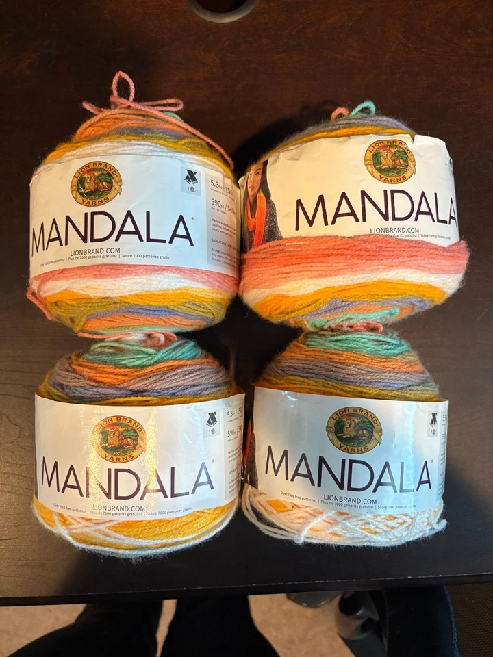 (4) Lion Brand Mandala Yarn Pixie - New, Same Dye Lot - Image 4 of 4