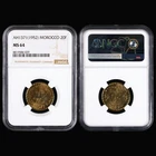 AH1371 1952 MOROCCO 20F NGC MS 64