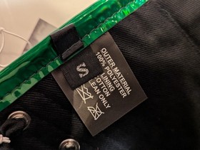 Lavish By Daisy Corsets Small Green Holo Bustier And Skirt Set NWT