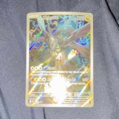 N's Zekrom Crown Zenith 130 HP Holo Rare Basic English Pokemon TCG TPC