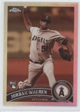 2011 Topps Chrome Sepia Refractor 6/99 Jordan Walden #183 0m7