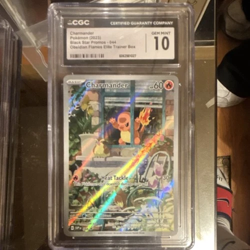 Pokémon Charmander Promo 044 CGC 10 Holo Obsidian Flames Scarlet & Violet