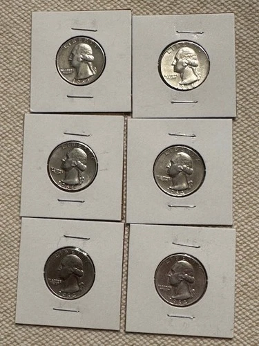 lot 1964,  Silver Quarters Uncirculated?