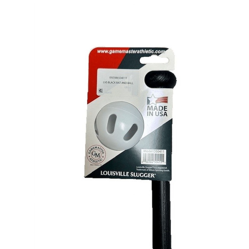 Ultimate Plastic Bat Ball Set Replica C271 Big League Look Safe Backyard Fun