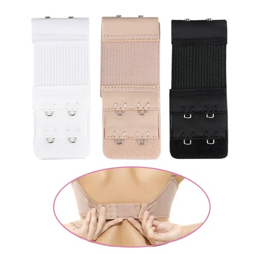 Bra Extensions Support Underwear Extender Buckle Strap 2 Hook