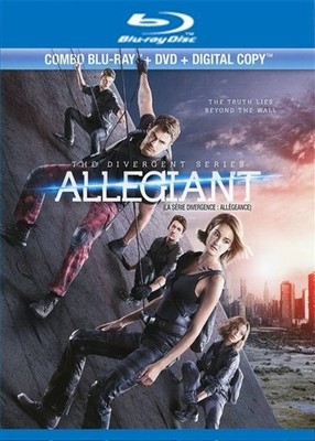 The Divergent Series: Allegiant Blu-Ray/DVD Good BILINGUAL Region A NTSC