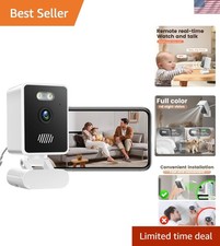 Compact 1080P Wireless Indoor Camera for Baby Monitoring with Motion Detection