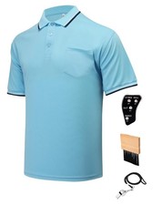 4 Pcs Official Baseball/Softball Umpire Kit Set Including Umpire Shirt Indica...