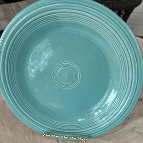Turquoise 10.5 inch Fiestaware Plate HLC discontinued