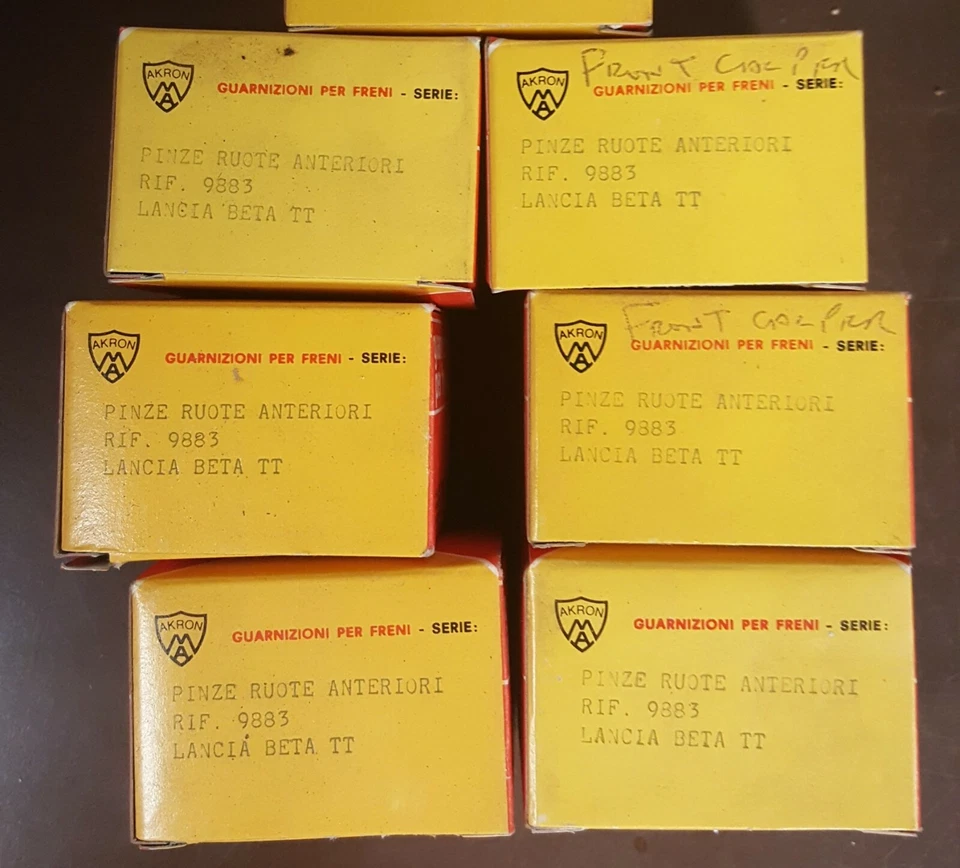 Lancia Beta, FRONT brake caliper seal kits PAIR (Duplex caliper) - Image 2 of 2