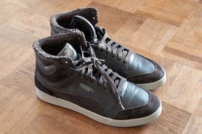 Puma Herren Winter Sneaker gefüttert Shuffle Mid Fur , Größe 45