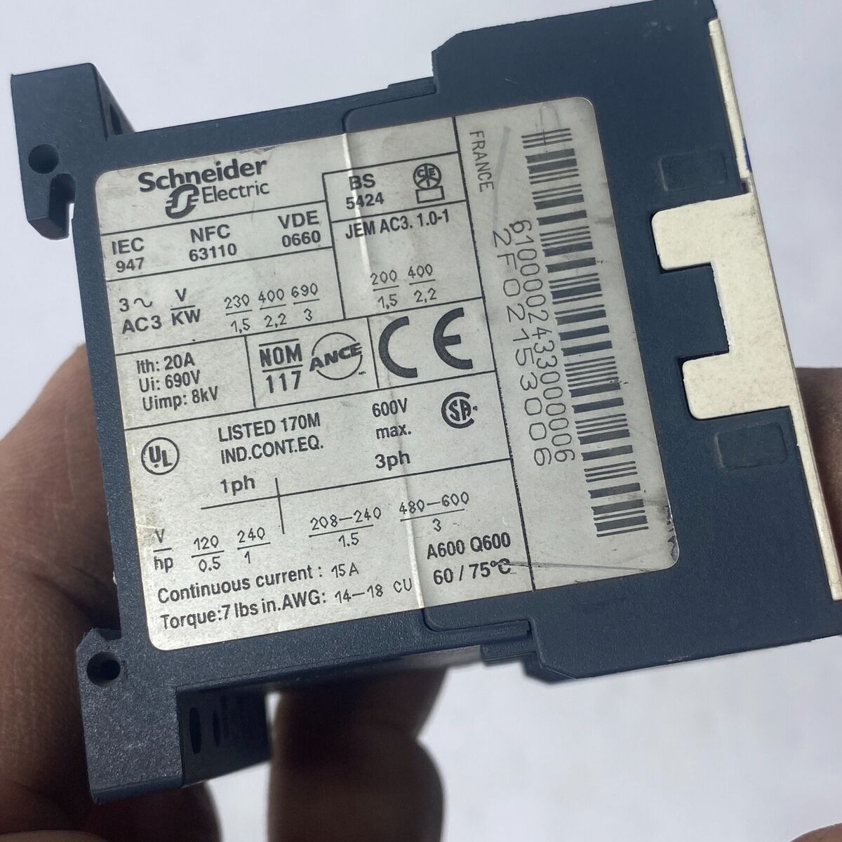 TELEMECANIQUE LP4K09 10BW3 CONTACTOR 24V SQUARE D Schneider Electric NOM 117 | eBay TELEMECANIQUE LP4K09 10BW3 CONTACTOR 24V SQUARE D Schneider Electric NOM 117 | eBay