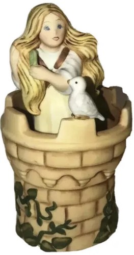 Franklin Mint Vintage Porcelain Fairy Tale Figurine Murphy Rapunzel - Picture 6 of 13