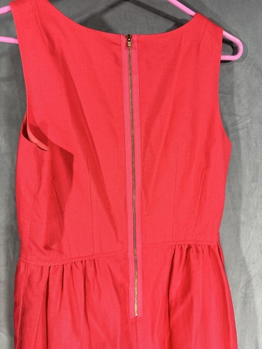 J. Crew NEW Size 6 Coral Pleat Tunic Dress Women Stylish 100% cotton Style 50344 - Picture 7 of 7