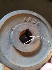 AK 34 pulley vintage 3/4 bore 1/2 inch v belt