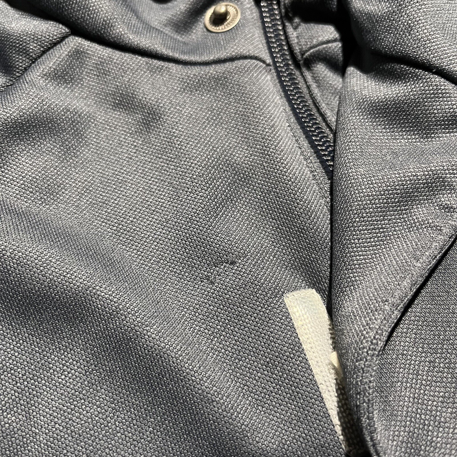 Vtg Adidas Track Jacket Mens Large Adipure Gray Full Zip Stripes Logo Retro Y2K image 8