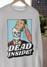 Dead Inside T-SHIRT S-3XL The Walking Dead OBEY They Live We Sleep BEST GIFT TEE