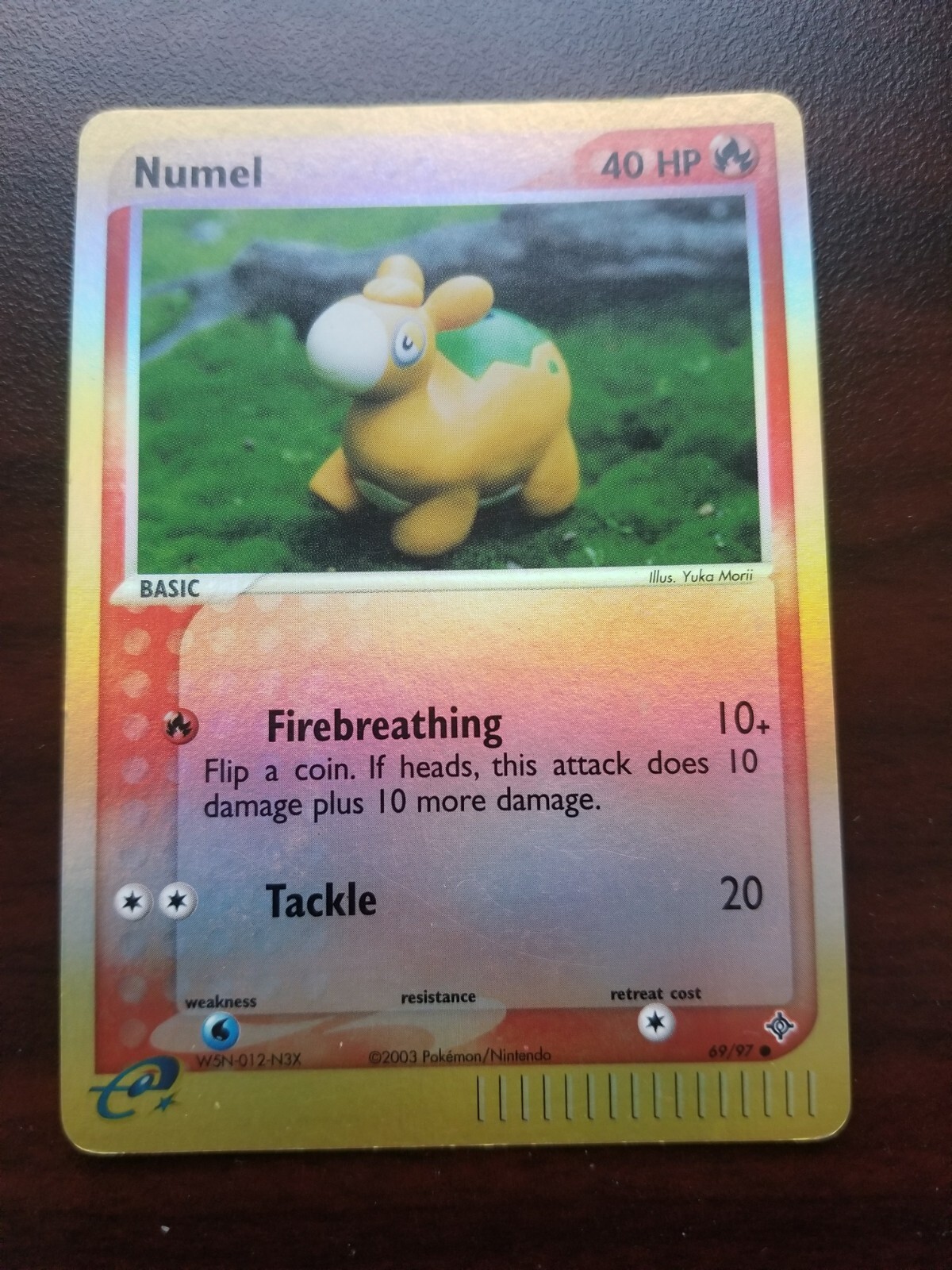 Numel 69/97 2003 Reverse Holo Pokémon Card
