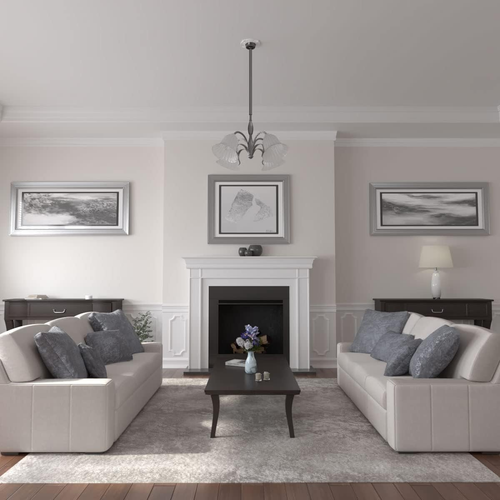Ekena Millwork CM09BN Benson Ceiling Medallion, 9"OD X 4 1/8"ID X 5/8"P, Primed - Picture 5 of 12