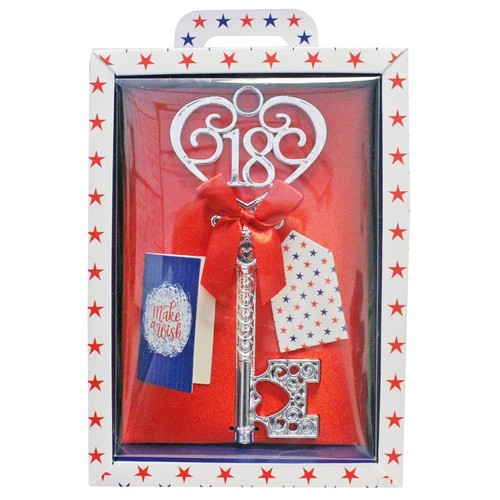 Boxed Silver 18th or 21st Birthday Key Keepsake Gift - Choose Design - Picture 3 of 14