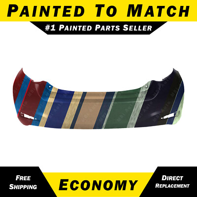 NEW Painted To Match Rear Bumper Cover Fascia for 2012-2014 Toyota Yaris 12-14